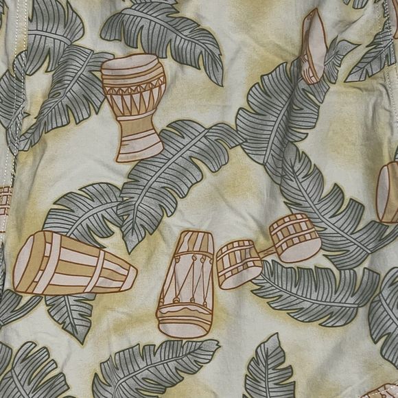 Tommy Bahama Swim Trunks Mens 2XL Yellow Board Shorts Surfing Beach Tropical XXL - Picture 6 of 17